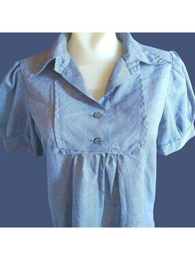 True Vintage Medium Peasant Top Byer California 1970's Boho Hippy Buttery USA